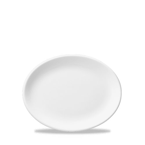 Churchill Super Vitrified White Platte Oval Coup 30,5cm für professionelle Gastronomie