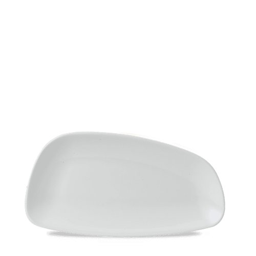 Churchill Super Vitrified Chefs Geo Platte White 30x15.5cm für professionelle Speisenpräsentationen