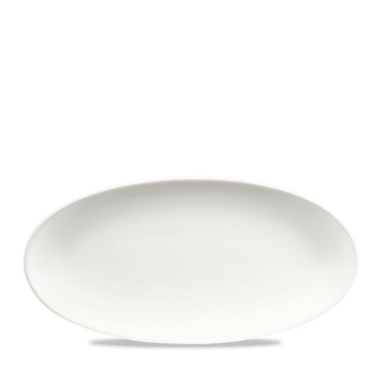 Churchill Super Vitrified Oval Chefs Platte für professionelle Speisenpräsentationen