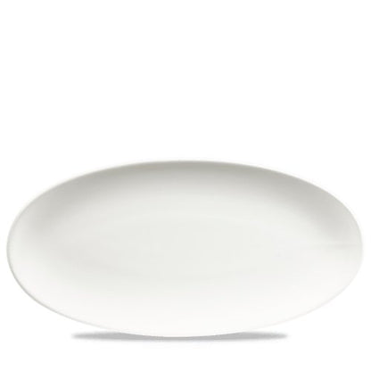 Churchill Super Vitrified Oval Chefs Platte für professionelle Speisenpräsentation