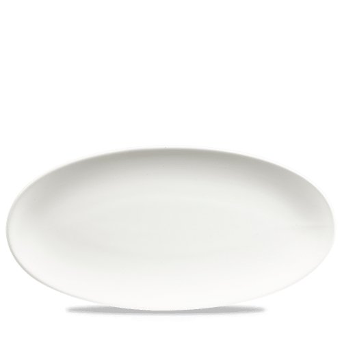 Churchill Super Vitrified Oval Chefs Platte für professionelle Speisenpräsentation