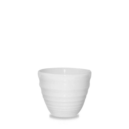 Churchill Super Vitrified Ripple Schale White 9,5cm für Beilagen und kleine Gerichte