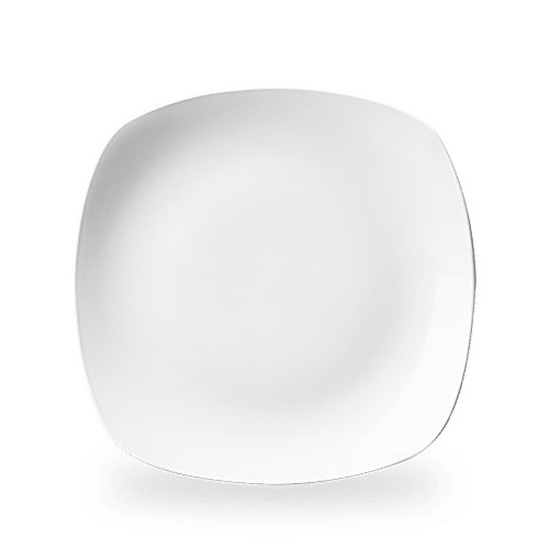 Churchill Super Vitrified White Teller quadratisch 39,3 cm für Gastronomie