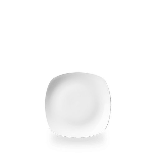 Churchill Super Vitrified White Teller quadratisch 17cm für moderne Gastronomie