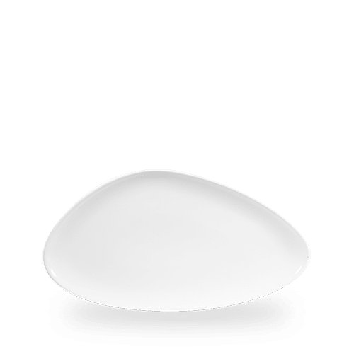 Churchill Super Vitrified White Teller Dreieckig für das Servieren von Speisen