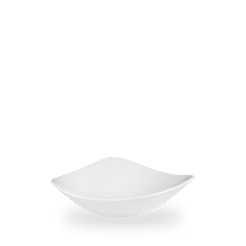 Churchill Super Vitrified Lotus Schale Dreieckig 23,5cm zur Speisenpräsentation