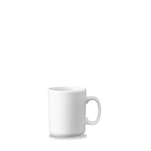 Churchill Super Vitrified White Windsor Becher für Getränke im Gastronomiebereich