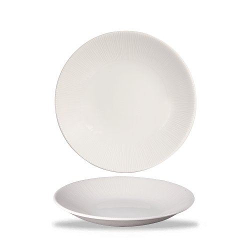 Churchill Super Vitrified Bamboo Teller Tief Coup 25cm für Gastronomie