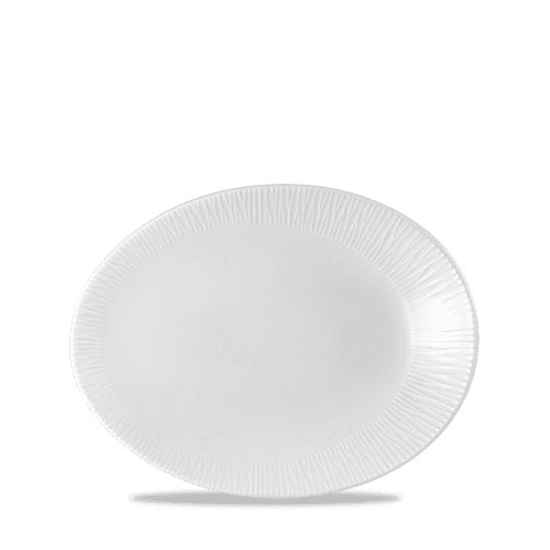 Churchill Super Vitrified Bamboo Platte Oval für die gastronomische Präsentation