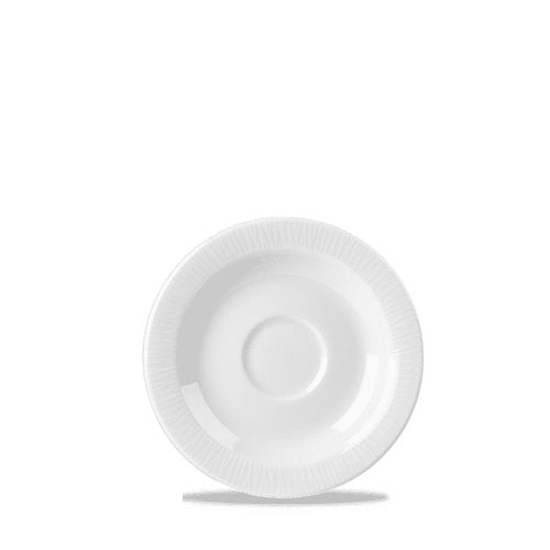 Churchill Super Vitrified Bamboo Untertasse 12,8 cm für Gastronomie und gewerbliche Nutzung.