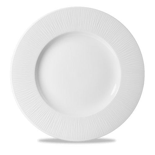 Churchill Super Vitrified Bamboo Teller, flach, 30,3 cm, ideal für gastronomische Nutzung.