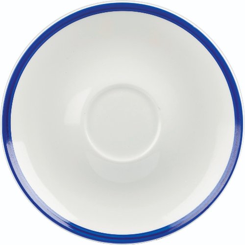 Churchill Super Vitrified Retro Blue Untertasse 15,88cm für Gastronomie