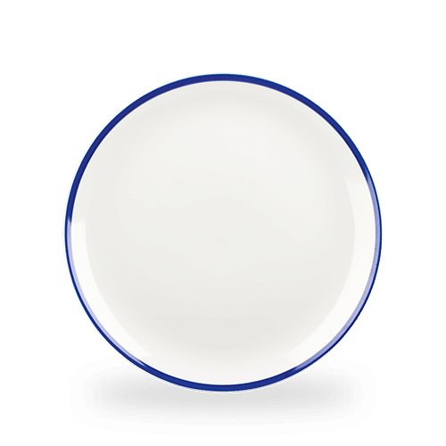 Churchill Super Vitrified Retro Blue Teller flach für Gastronomie