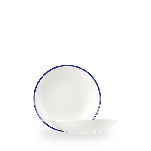 Churchill Super Vitrified Retro Blue Schale, tief, 18,42cm, für Gastronomie