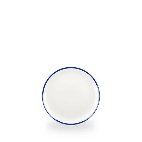 Churchill Super Vitrified Retro Blue Teller Flach 15,51cm für Gastronomie