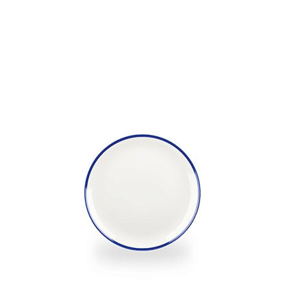 Churchill Super Vitrified Retro Blue Teller Flach 15,51cm für Gastronomie
