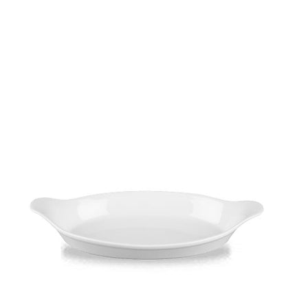 Churchill Super Vitrified Cookware Pfanne Oval White 35 x 15cm für Gastronomie