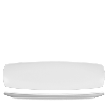 Art De Cuisine Menu Porcelain Platte 35,5 x 10 cm für das Anrichten von Speisen.