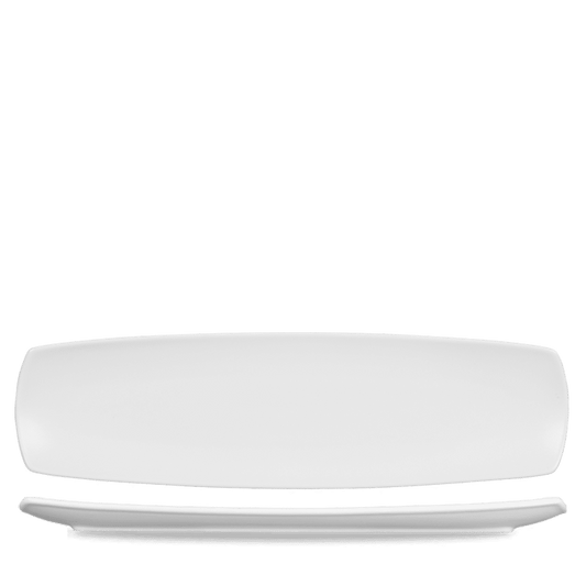 Art De Cuisine Menu Porcelain Platte 35,5 x 10 cm für das Anrichten von Speisen.