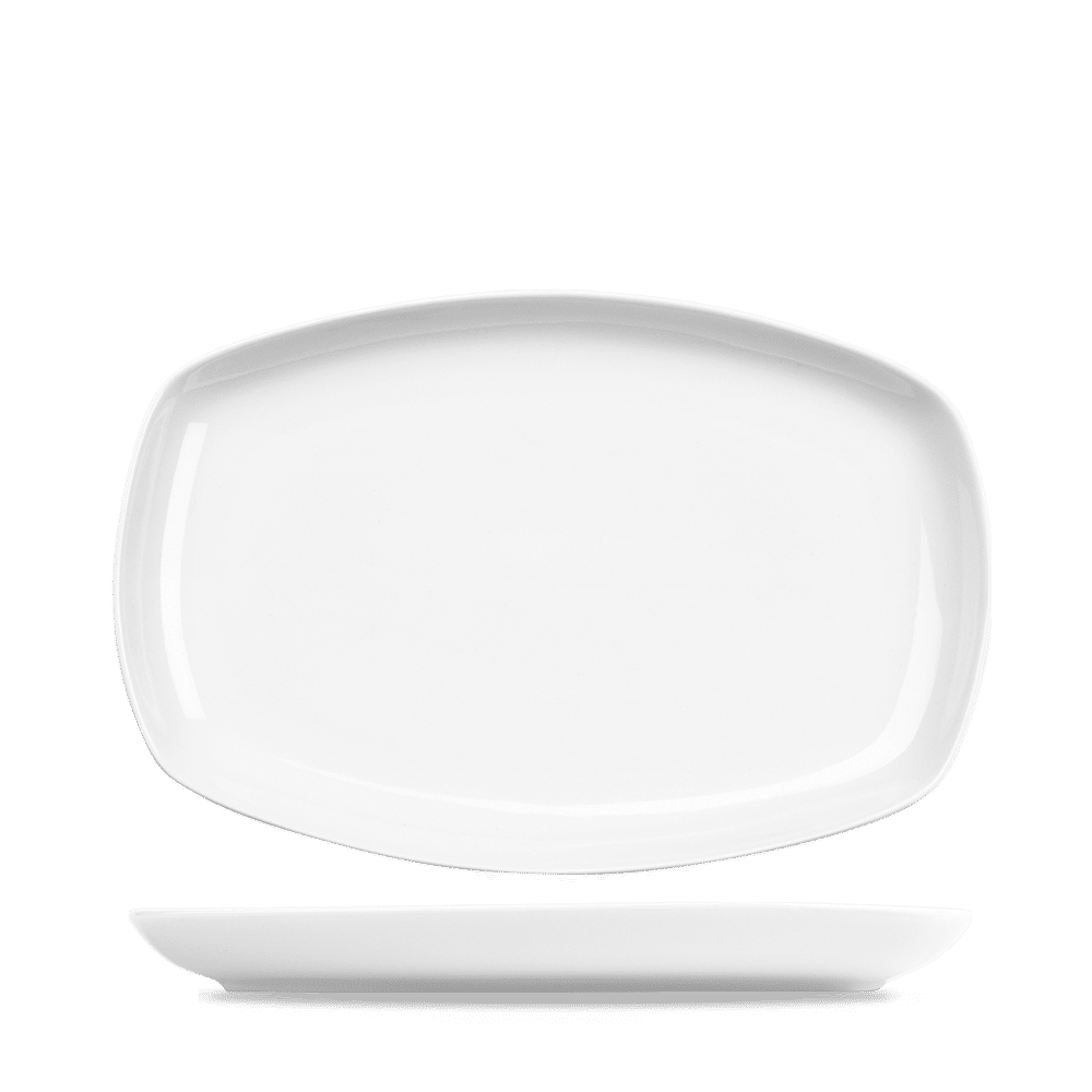 Art De Cuisine Menu Porcelain Platte 24,5 x 16 cm für die Gastronomie