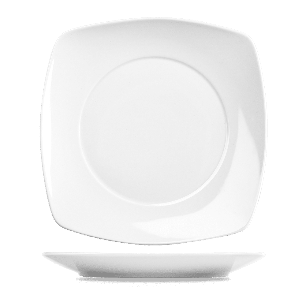 Art De Cuisine Menu Porcelain quadratische Platte 30cm für Gastronomie