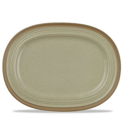 Igneous oval Platte von Art De Cuisine für das Servieren von Speisen