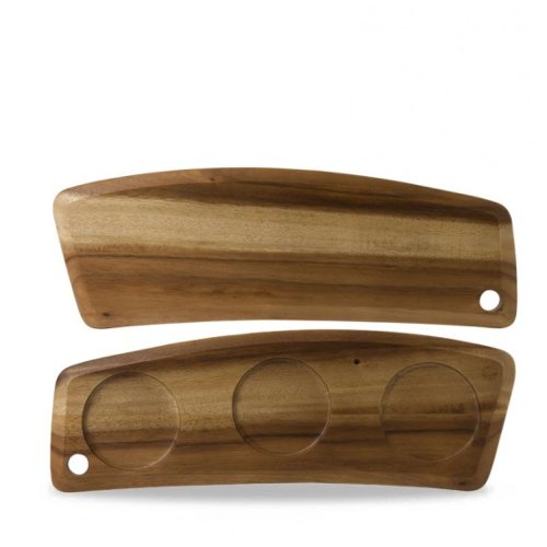 Alchemy Holzbord Geo Deli 46x16,5cm für Buffet-Präsentationen