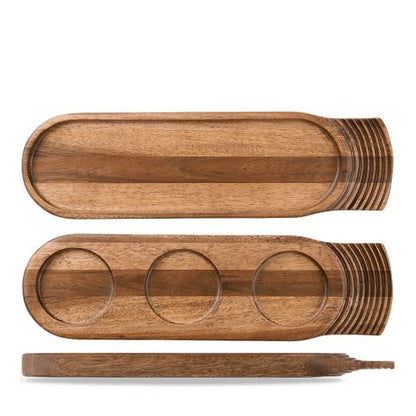 Art De Cuisine Holzbord 48x14cm für Buffet-Präsentationen