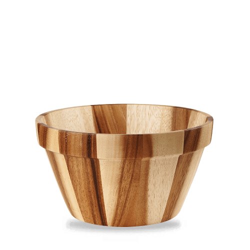 Alchemy Holzschale Rund 27,5 x 15cm für die Speisenpräsentation im Gastronomie-Bereich