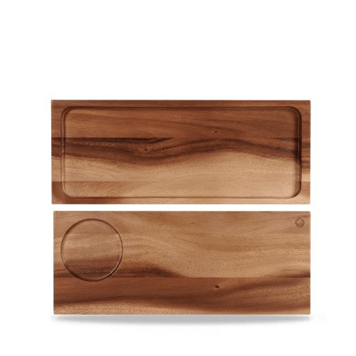 Alchemy Holzbord aus Akazienholz für Buffet-Präsentationen
