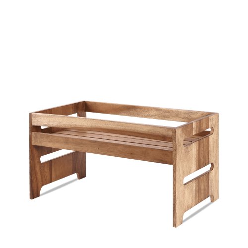 Alchemy Holzboxständer für elegante Speisenpräsentation im Buffetbereich
