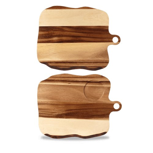 Art De Cuisine Holzbord Organic 27x35cm für Buffet und Speisenpräsentation