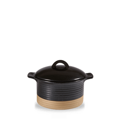 Art De Cuisine Igneous Cocotte Schwarz 53cl für Gastronomie