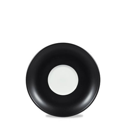 Art De Cuisine Menu Shades Untertasse Schwarz 15cm für die stilvolle Speisenpräsentation