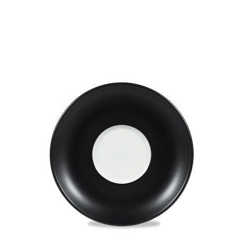 Art De Cuisine Menu Shades Untertasse Schwarz 15cm für die stilvolle Speisenpräsentation