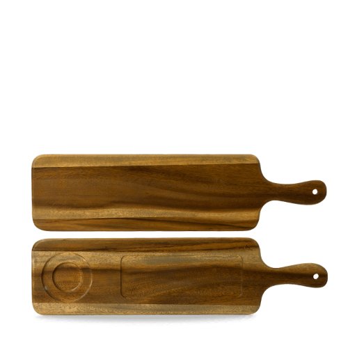 Dudson Holz Medium Serviertablett aus Akazienholz für Buffets und Gastronomie