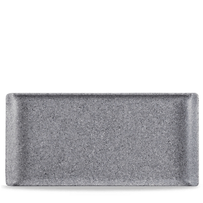 Alchemy Rechteckiges Granite Melamin Tablett für Buffets und Gastronomie