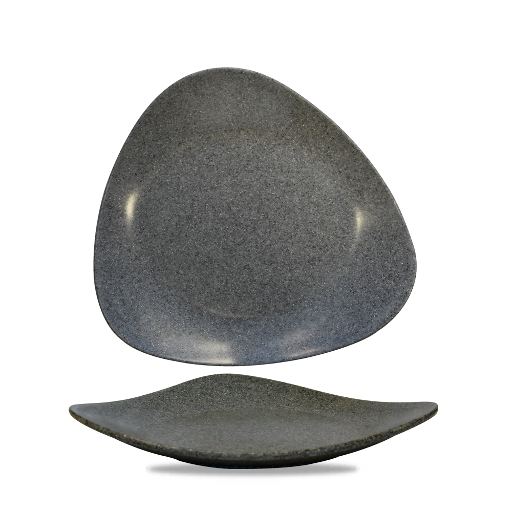 Alchemy Granite Lotus Melamin Platte 35cm für Buffet-Präsentationen