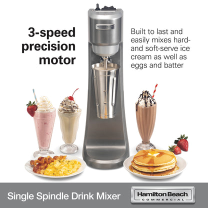 Hamilton Beach Commercial® Single Spindle Getränkemixer HMD200R für die Zubereitung von Shakes und Cocktails