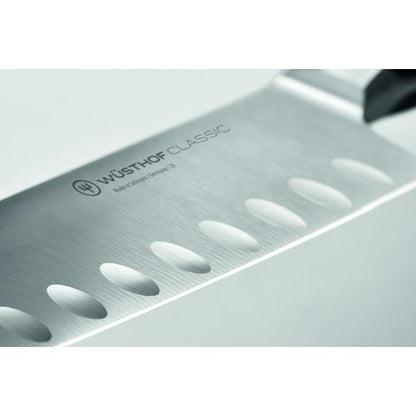 WÜSTHOF Santoku mit Kullenschliff 14 cm - vielseitiges Küchenmesser für präzise Schnitte