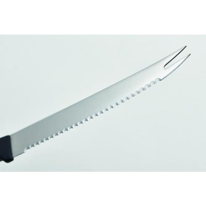 WÜSTHOF Tomatenmesser mit Wellenschliff 14 cm für präzises Schneiden von Tomaten und Käse.