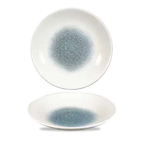 Churchill Super Vitrified Isla Raku Topaz Blau Teller Tief 25cm für Gastronomie