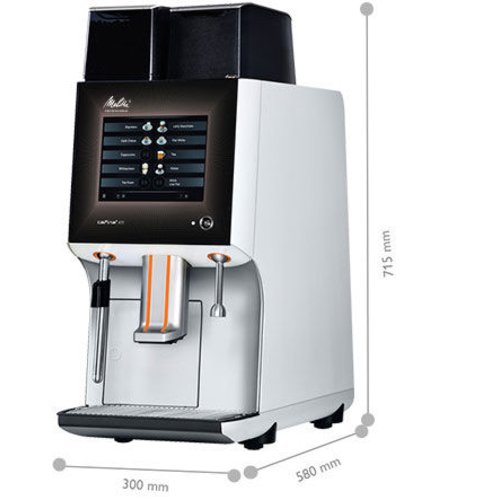 Melitta Cafina® XT7 Einzeltassen-Vollautomat mit Touchscreen und Edelstahl-Gehäuse
